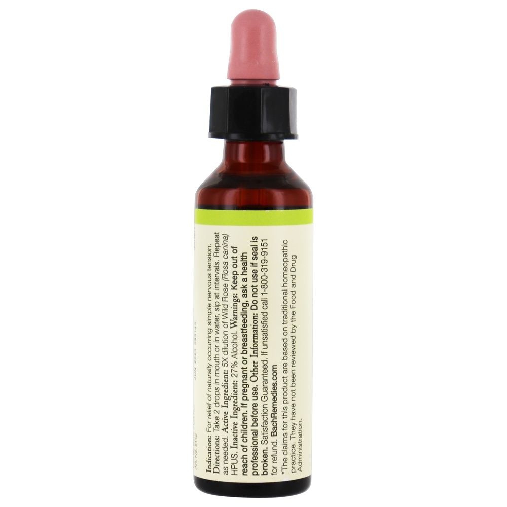 Comprar Bach Flor Original Remedy Dropper Wild Rose Flor Essência - 20 ml. Bach - Imagem 2