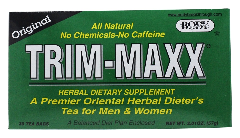 Comprar Trim-Maxx Herbal Dieter Chá para Homens e Mulheres Original - 30 Saquinhos de Chá Body Breakthrough - Imagem 3