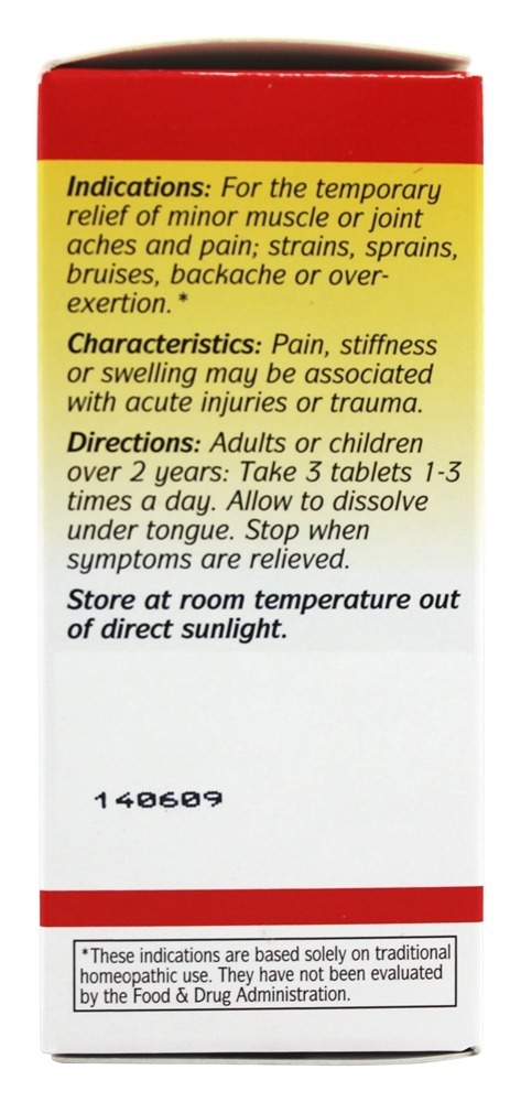 Comprar Arnica Montana 30 X - 250 Tablets Boericke & Tafel - Imagem 3