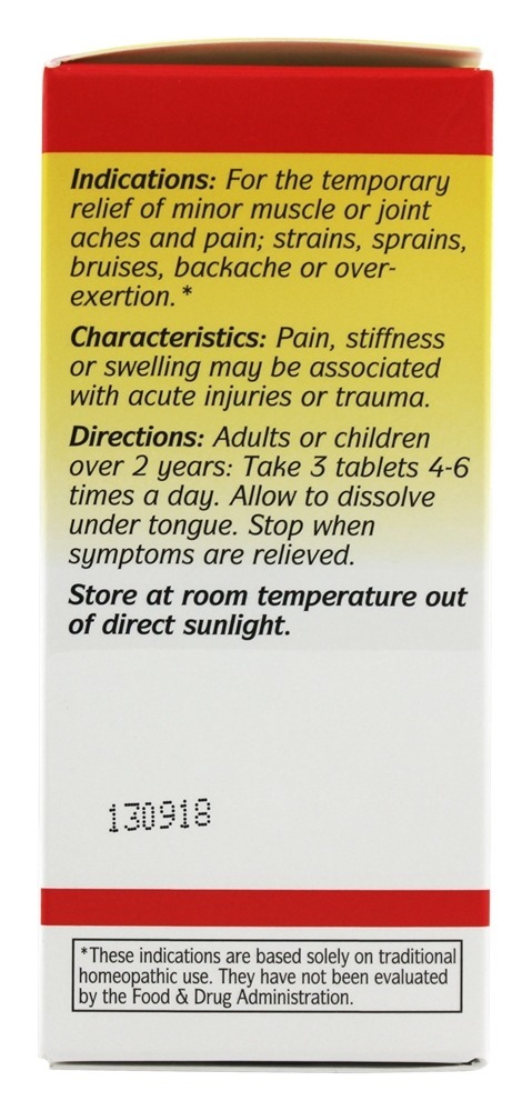 Comprar Arnica Montana 6 X - 250 Tablets Boericke & Tafel - Imagem 3