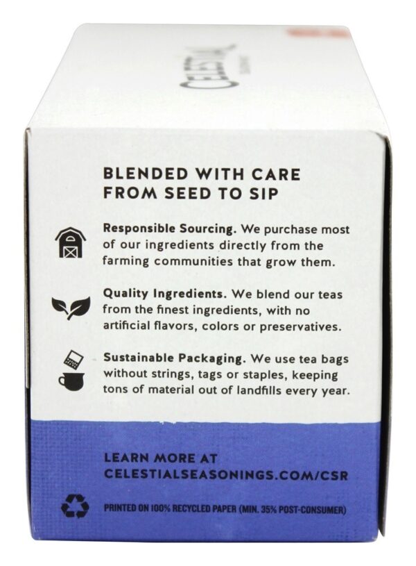 Comprar Chá de ervas livre de cafeína True Blueberry - 20 Saquinhos de Chá Celestial Seasonings - Imagem 4