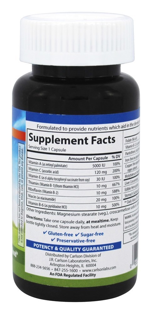 Comprar Nutrientes Sanguíneos - Cápsulas 90 Carlson Labs - Imagem 2