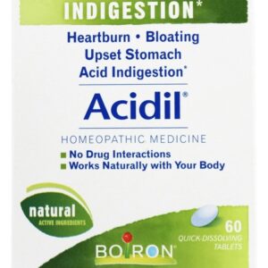 Comprar Acidil Homeopathic Medicine para Indigestão - 60 Tablets Boiron