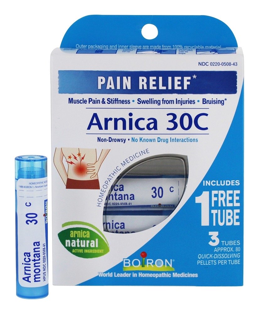 Comprar Medicamento Homeopático da Arnica para Alívio da Dor 30 C - 3 Tubos Boiron