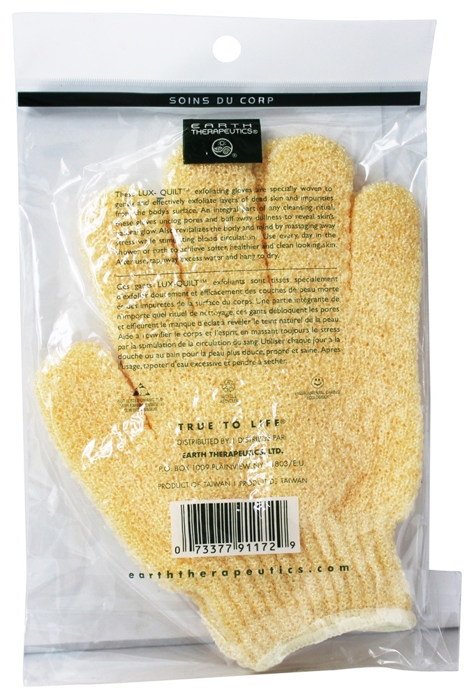 Comprar Luvas Hidratantes Esfoliantes Naturais - 1 par Earth Therapeutics - Imagem 2