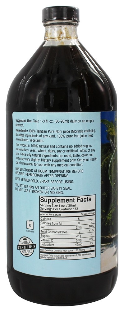 Comprar Pure Suco Noni do Taiti - 32 fl. oz. Earth's Bounty - Imagem 2