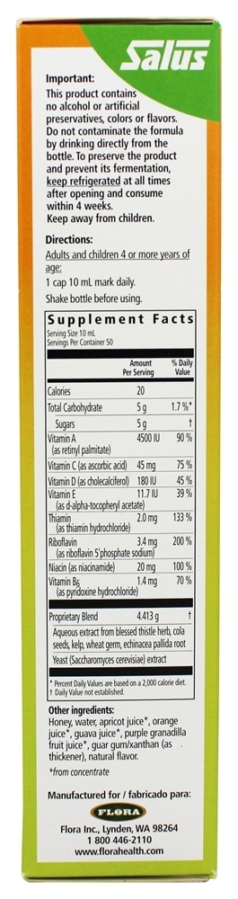 Comprar Floradix Epresat Multivitamínico Líquido - 17 oz. Flora - Imagem 2