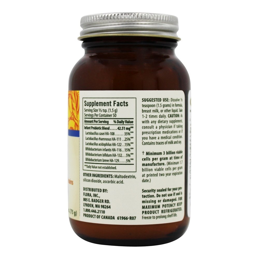 Comprar Probiótico cru de crianças pequenas 3 Bilhões de UFC - 2.64 oz. Flora - Imagem 2