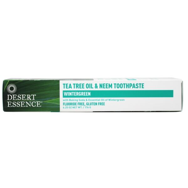 Comprar Creme Dental de Óleo Natural da Árvore do Chá & Neem - 6.25 fl. oz. Desert Essence - Imagem 4