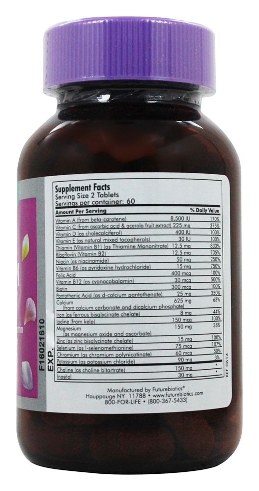 Comprar Multivitamina Mais Para Mulheres - 120 Tablets Futurebiotics - Imagem 2