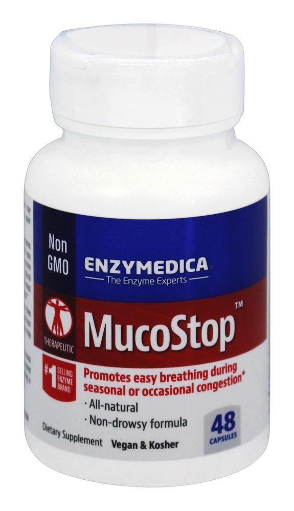 Comprar MucoStop - Cápsulas 48 Enzymedica