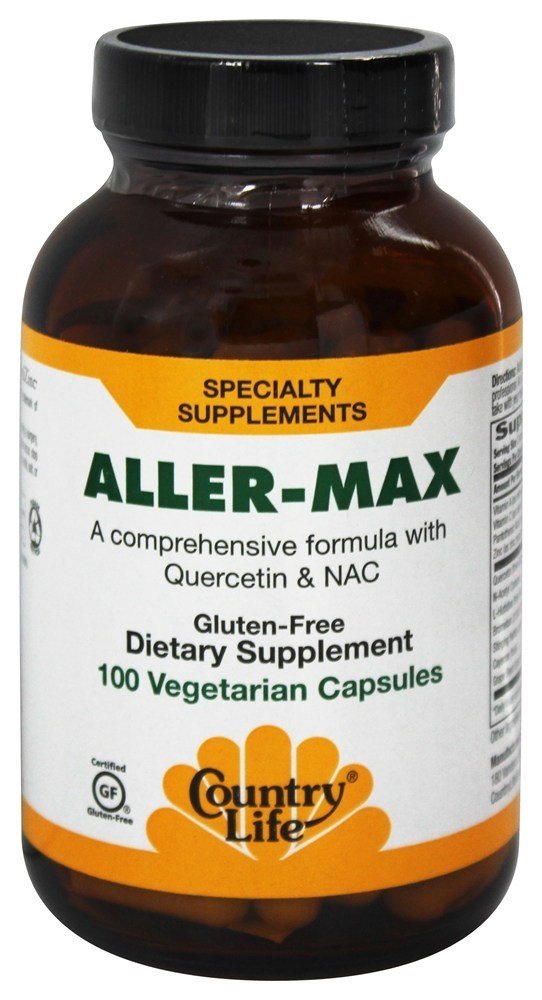 Comprar Aller-Max Com Quercetina & NAC - 100 Cápsulas Vegetarianas Anteriormente Bioquímica Country Life
