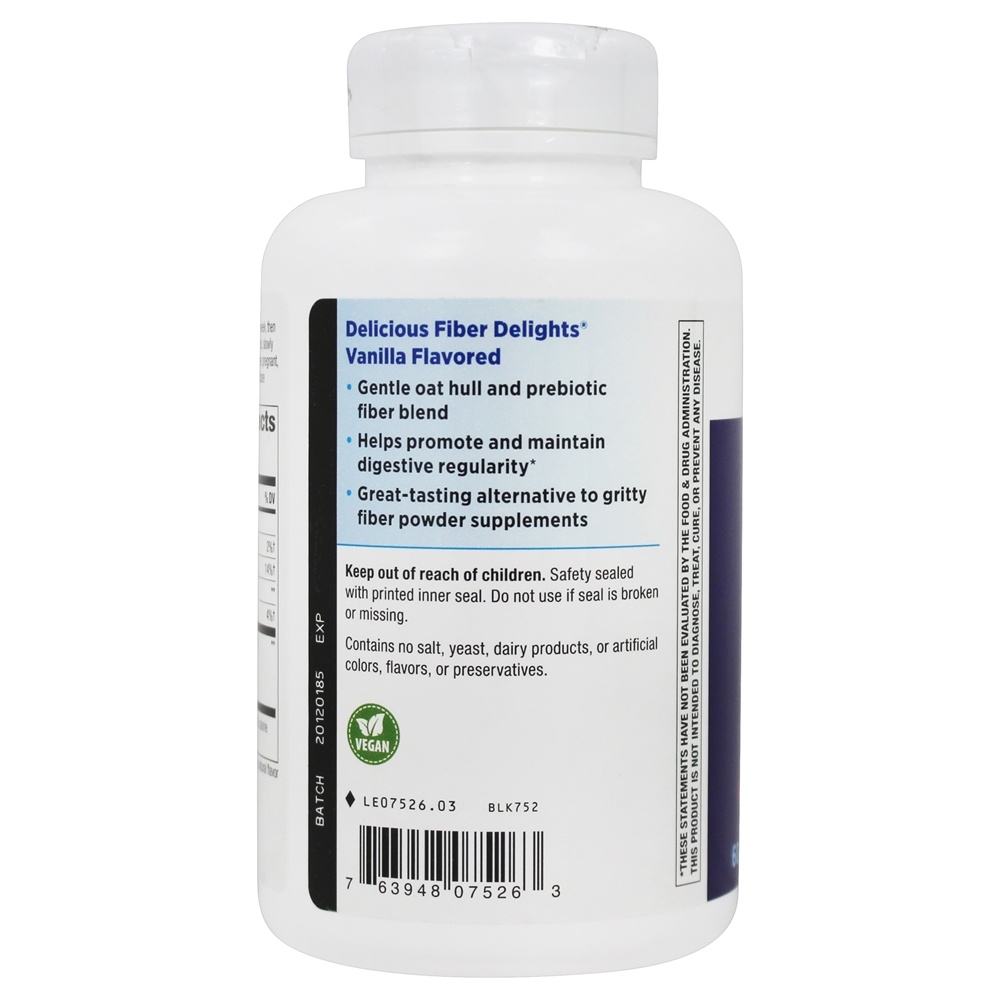 Comprar Delícia De Fibra Com Sabor De Baunilha - 60 comprimidos mastigáveis Nature's Way - Imagem 3