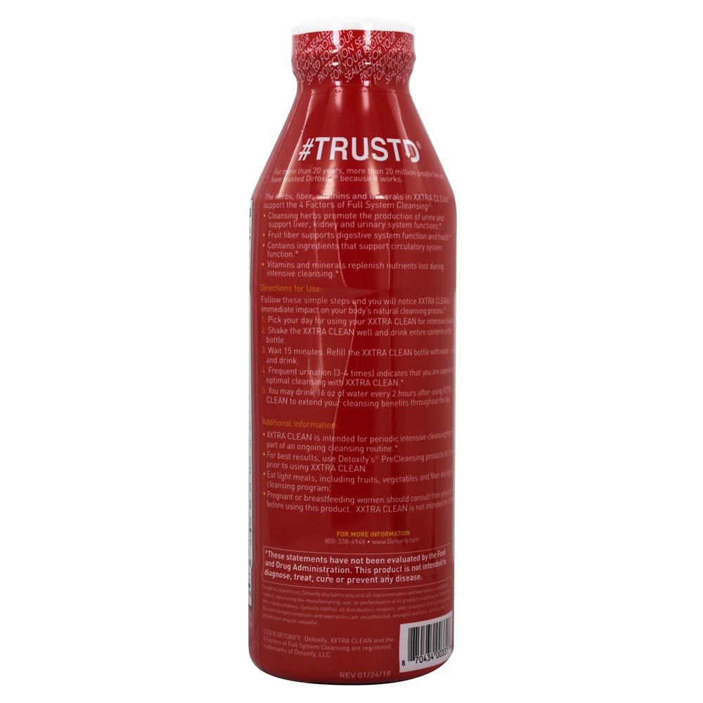 Comprar Xxtra Limpar De ervas Limpar Tropical Fruto Sabor - 20 fl. oz. Detoxify Brand - Imagem 3
