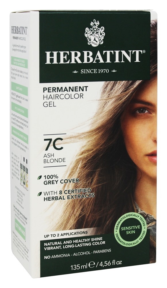 Comprar Gel permanente Herbal Haircolor 7C Ash Blonde - 4.5 fl. oz. Herbatint