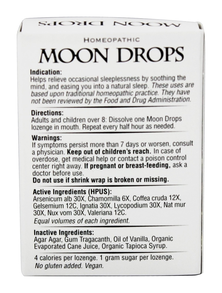 Comprar Gotas de lua homeopática Sleep Lozenges - 30 Hortelã (s) Historical Remedies - Imagem 2