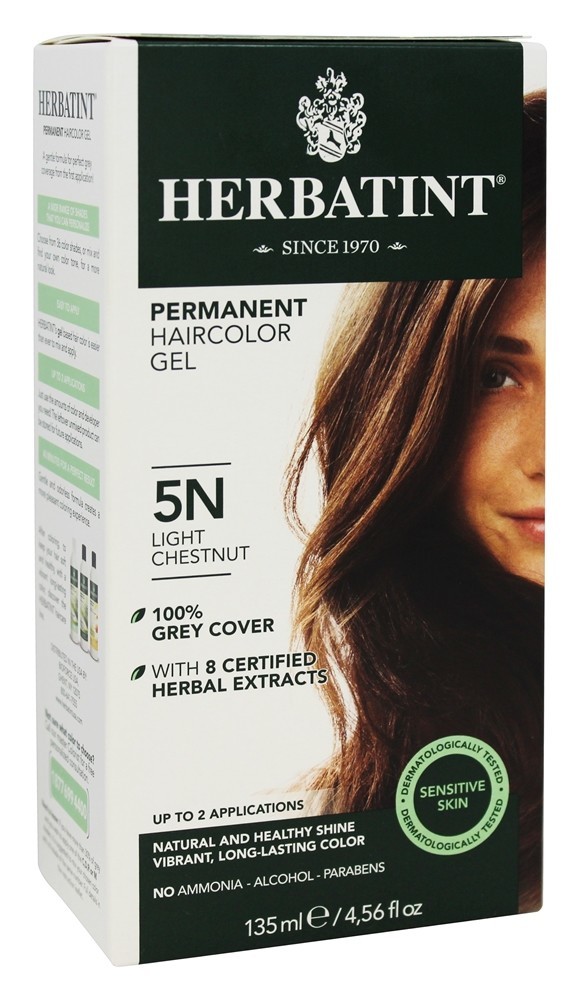 Comprar Castanha de Gel Permanente Hermética Haircolor 5N - 4.5 fl. oz. Herbatint