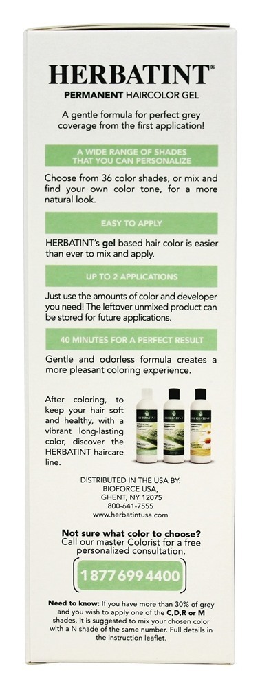 Comprar Castanha de Gel Permanente Hermética Haircolor 5N - 4.5 fl. oz. Herbatint - Imagem 6