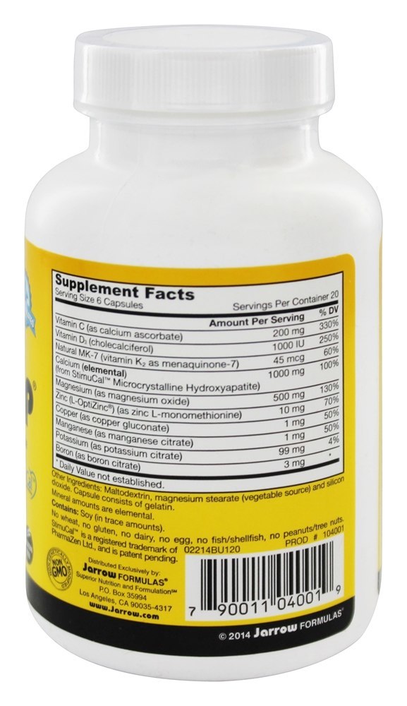 Comprar Bone-Up - Cápsulas 120 Jarrow Formulas - Imagem 2