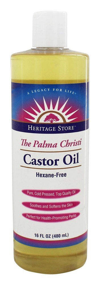 Comprar O Palma Christi Castor óleo Hexano-Livre - 16 fl. oz. Heritage