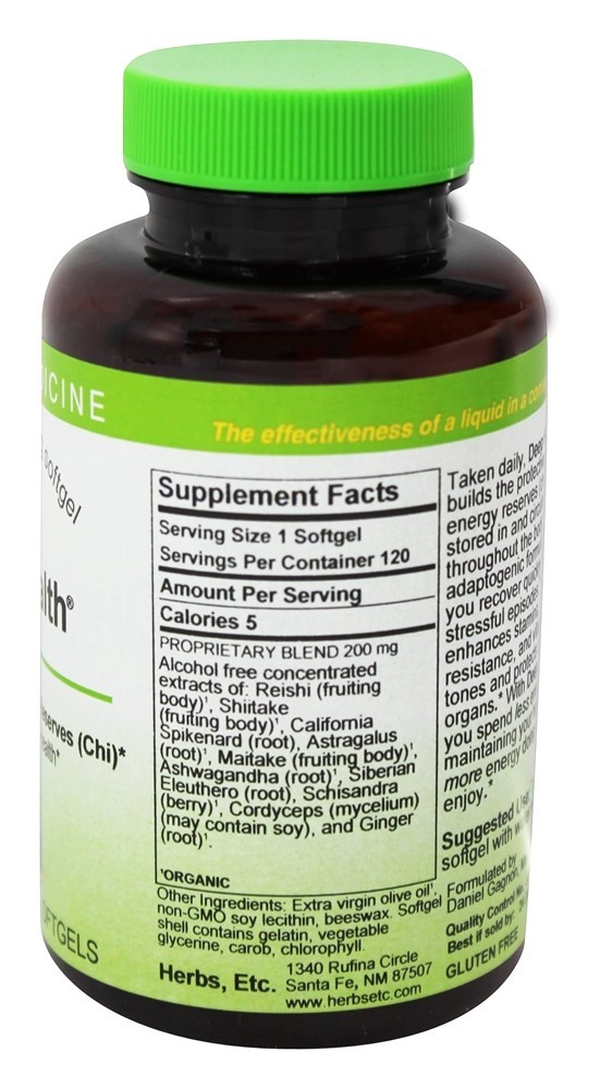 Comprar Cogumelos Medicinais De Saúde Profunda Sem Álcool - 120 Softgels Herbs Etc - Imagem 2