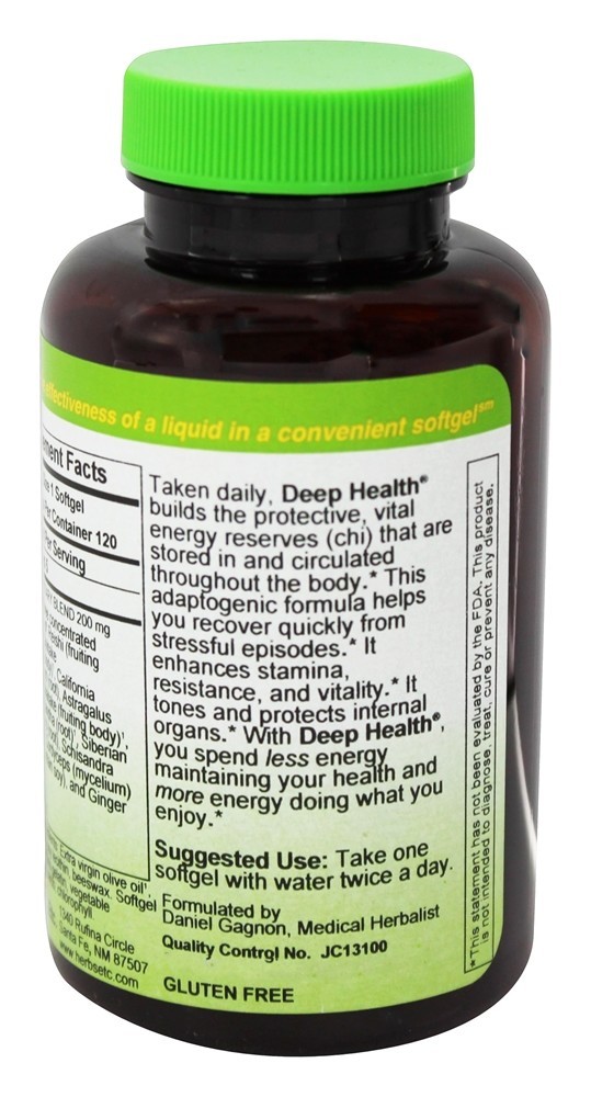 Comprar Cogumelos Medicinais De Saúde Profunda Sem Álcool - 120 Softgels Herbs Etc - Imagem 3