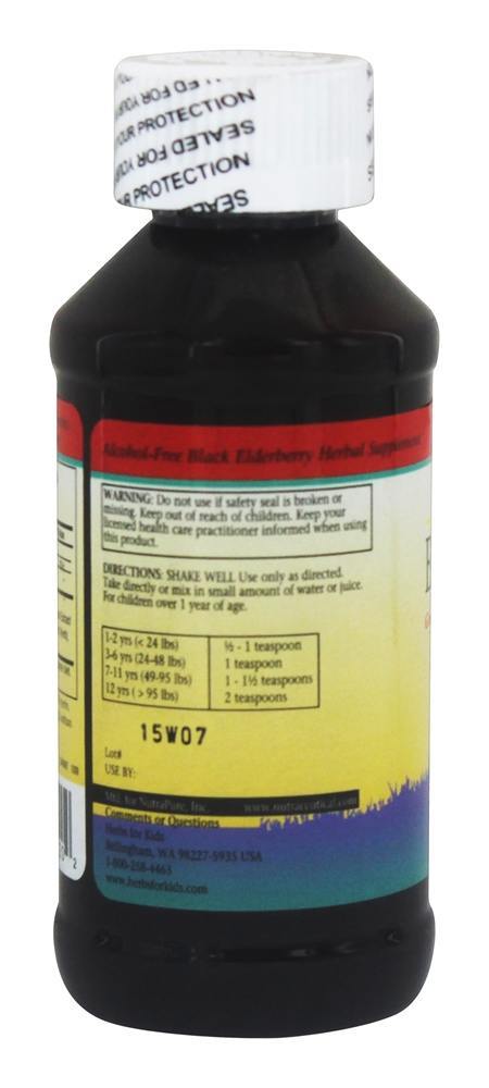 Comprar Xarope de sabugueiro Eldertussin - 4 fl. oz. Herbs for Kids - Imagem 3