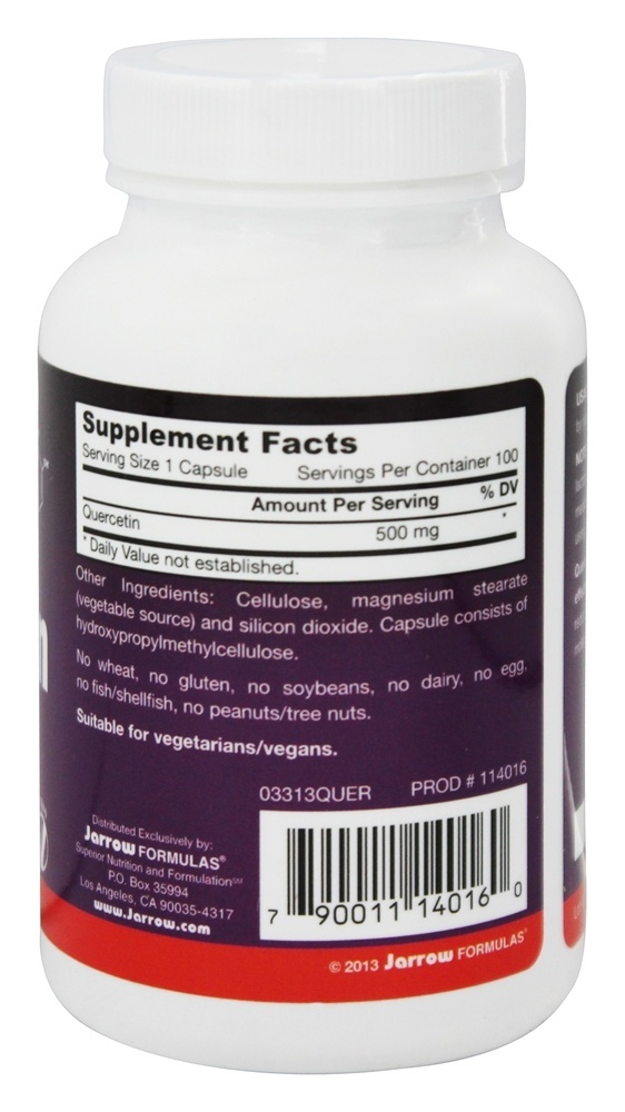 Comprar Quercetina 500 mg. - Cápsulas 100 Jarrow Formulas - Imagem 2