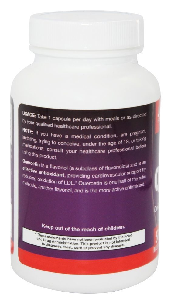 Comprar Quercetina 500 mg. - Cápsulas 100 Jarrow Formulas - Imagem 3