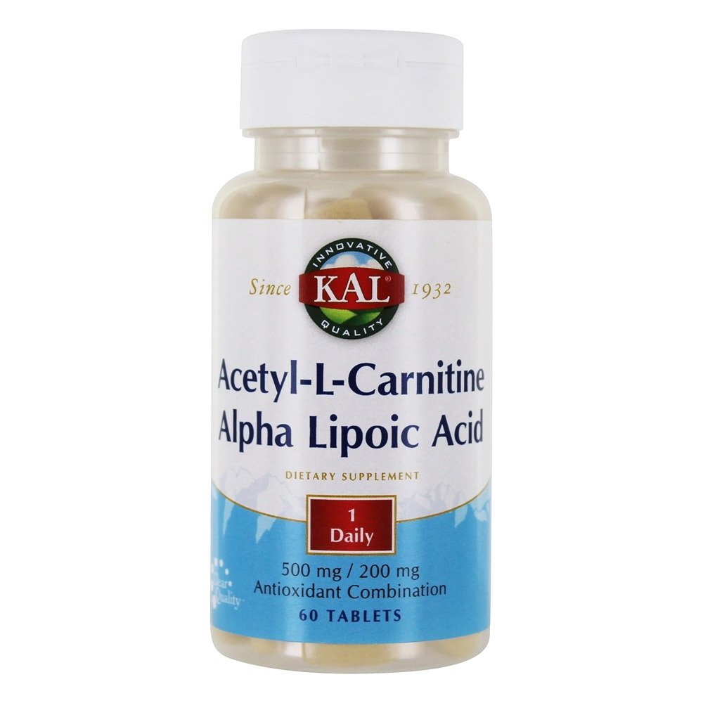 Comprar Acetil-L-Carnitina e Ácido Alpha Lipóico - 60 Tablets Kal