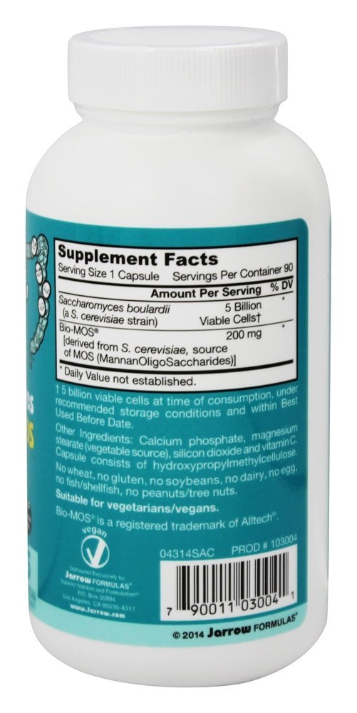 Comprar Saccharomyces Boulardii + MOS - Cápsulas vegetarianas 90 Jarrow Formulas - Imagem 2