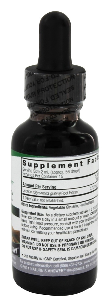 Comprar Raiz de alcaçuz sem álcool - 1 fl. oz. Nature's Answer - Imagem 2