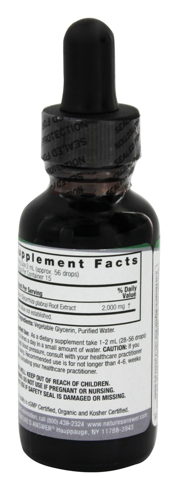 Comprar Raiz de alcaçuz sem álcool - 1 fl. oz. Nature's Answer - Imagem 3