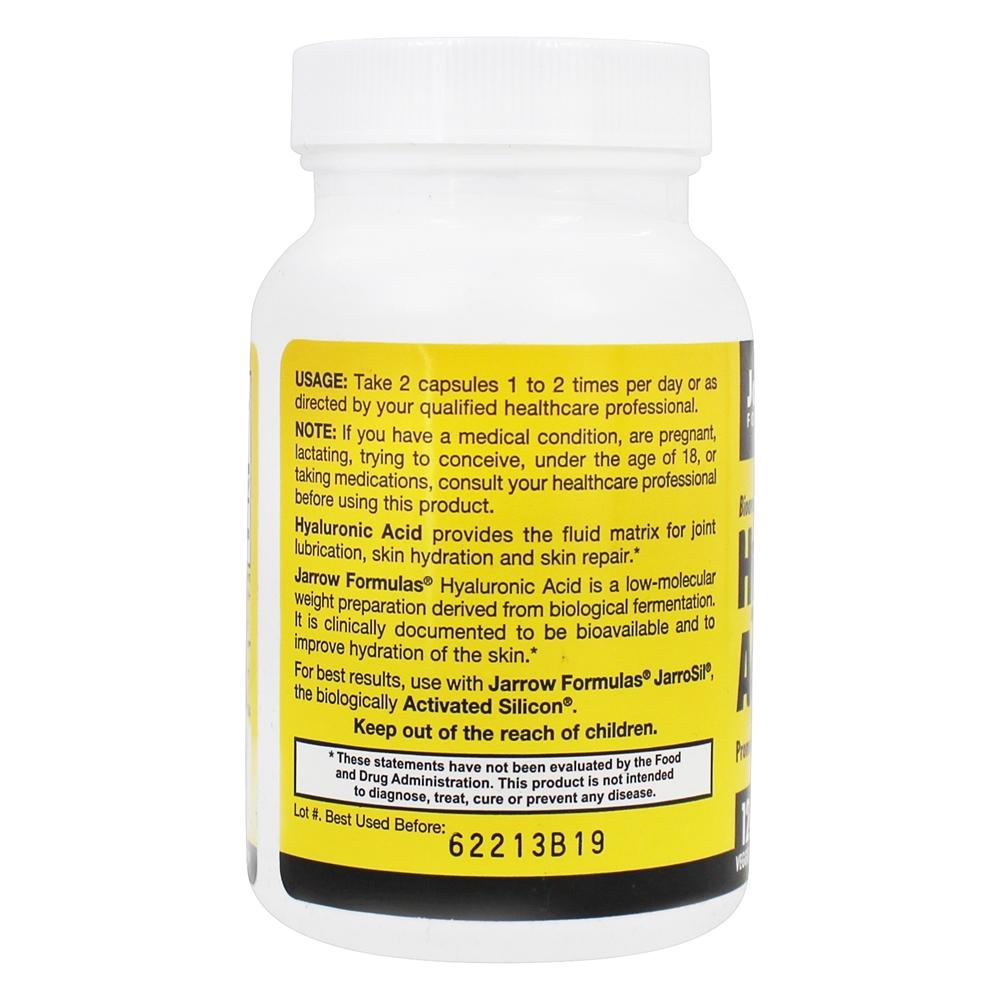 Comprar Ácido Hialurônico 120 mg. - Cápsulas 120 Jarrow Formulas - Imagem 3