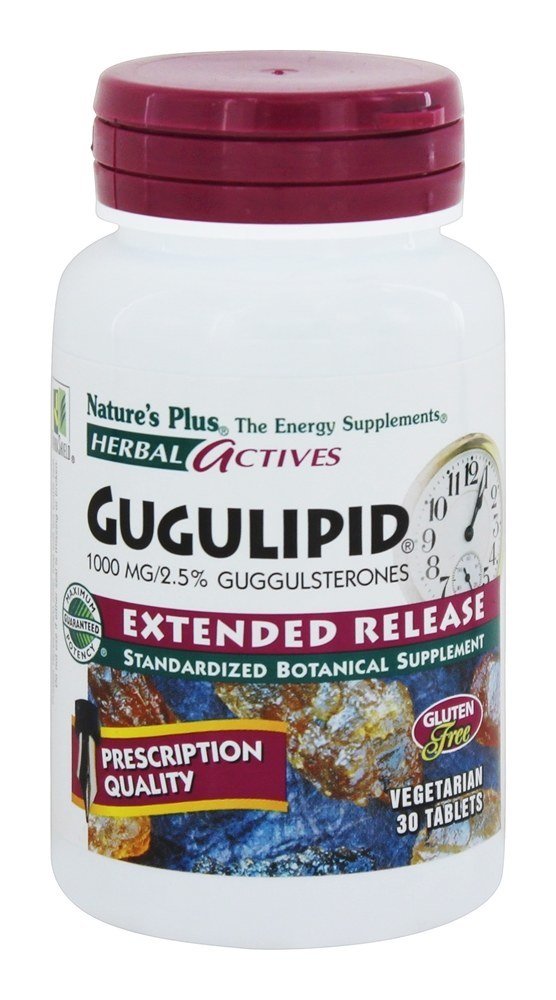 Comprar Herbal Actives Gugulipid de liberação estendida 1000 mg. - 30 Tablets Natures Plus