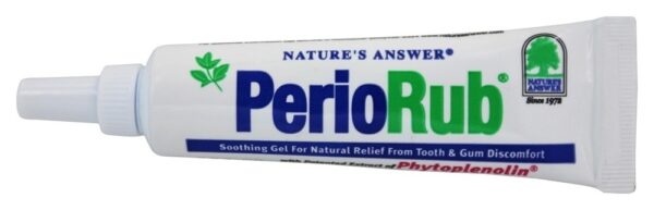 Comprar Periorub Calmante Gel Para Natural Alívio De Dente & Goma Desconforto Legal Hortelã - 0.5 oz. Nature's Answer - Imagem 4