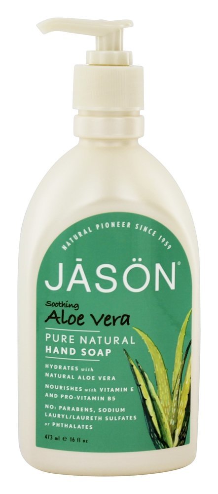 Comprar Cetim Mão Sabão Natural Aloés Vera - 16 fl. oz. JASON Natural Products