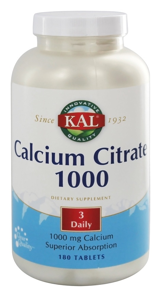 Comprar Citrato de Cálcio 1000 mg. - 180 Tablets Kal