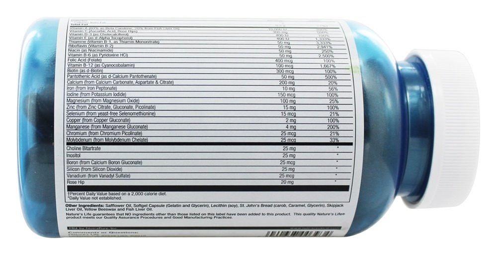 Comprar Gelatina Mole Múltipla - 180 Softgels Nature's Life - Imagem 3