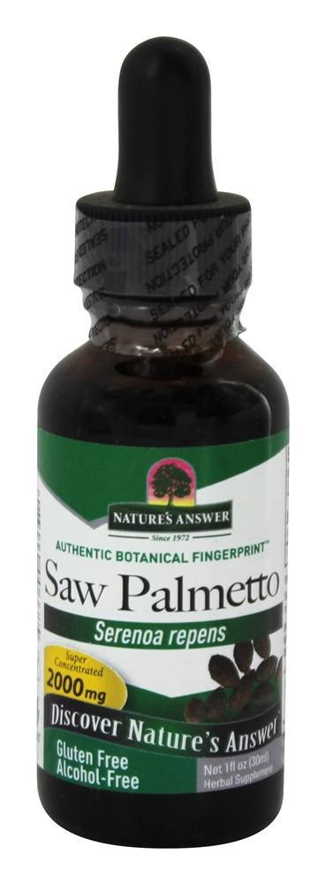 Comprar Serra Palmito Baga álcool Livre - 1 fl. oz. Nature's Answer