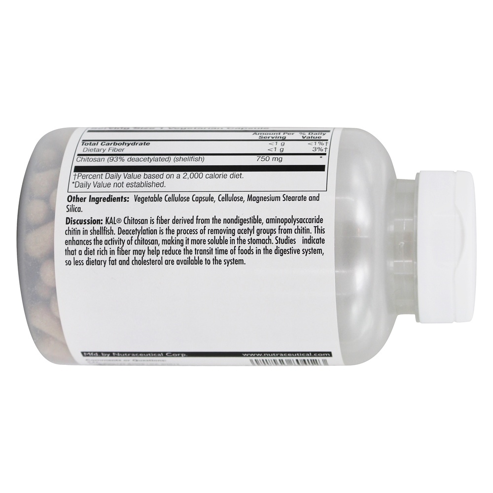 Comprar Extrato de fibra de quitosana 750 mg. - Cápsulas 120 Kal - Imagem 3