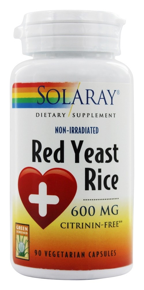 Comprar Arroz de fermento vermelho 600 mg. - Cápsulas vegetarianas 90 Solaray