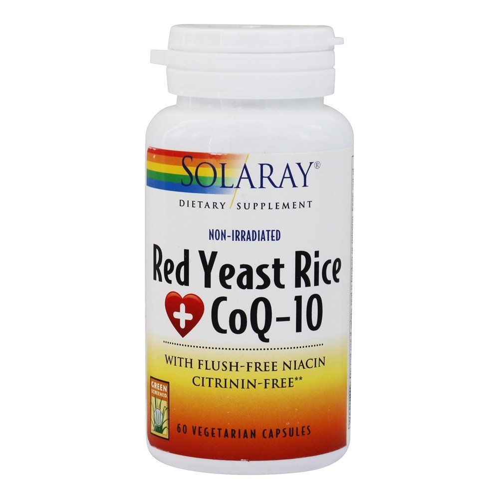 Comprar Arroz Red Yeast Plus CoQ-10 - Cápsulas vegetarianas 60 Solaray