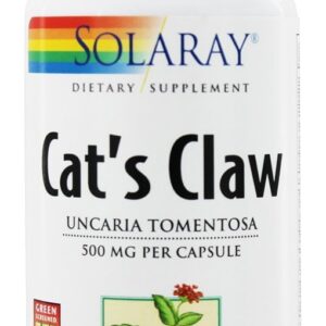 Comprar Garra do Gato 500 mg. - Cápsulas 100 Solaray