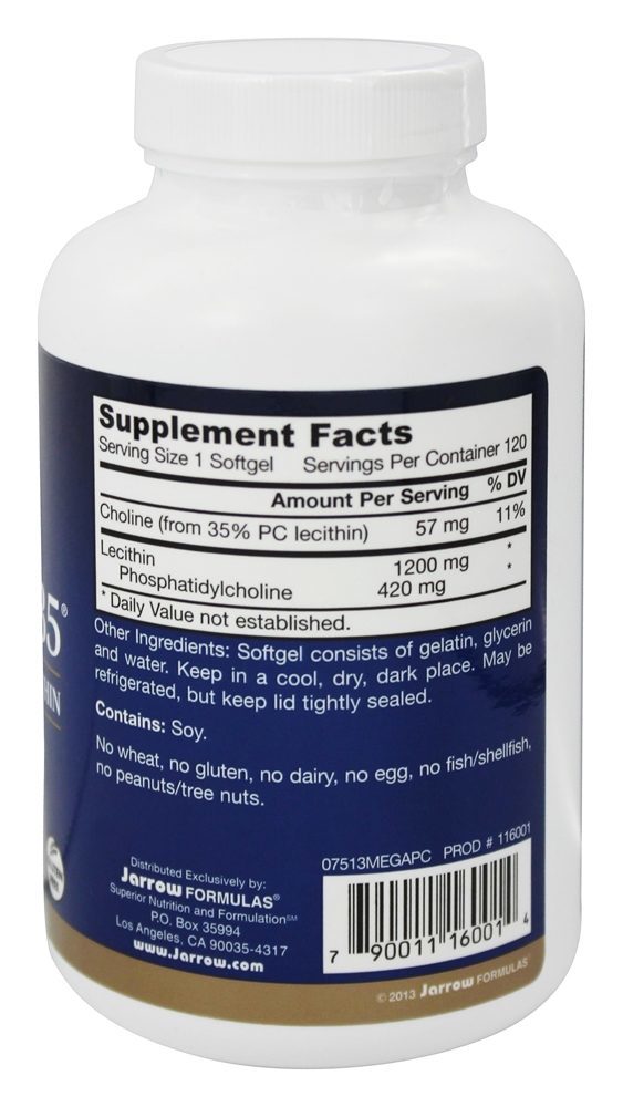 Comprar Mega PC-35 (lecitina) - 120 Softgels Jarrow Formulas - Imagem 2