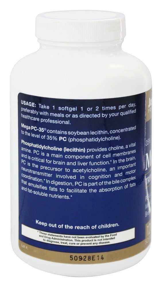 Comprar Mega PC-35 (lecitina) - 120 Softgels Jarrow Formulas - Imagem 3