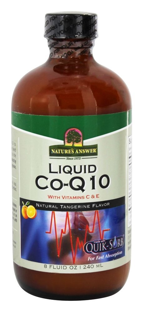 Comprar Co-Q10 Liquid Com Vitaminas C & E - 8 fl. oz. Nature's Answer