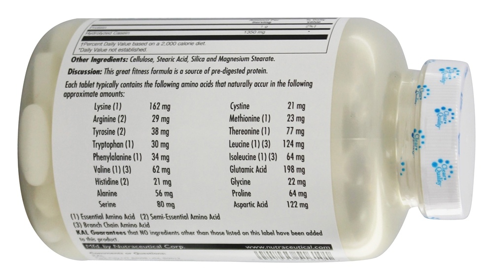 Comprar Complexo de Aminoácidos - 100 Tablets Kal - Imagem 3