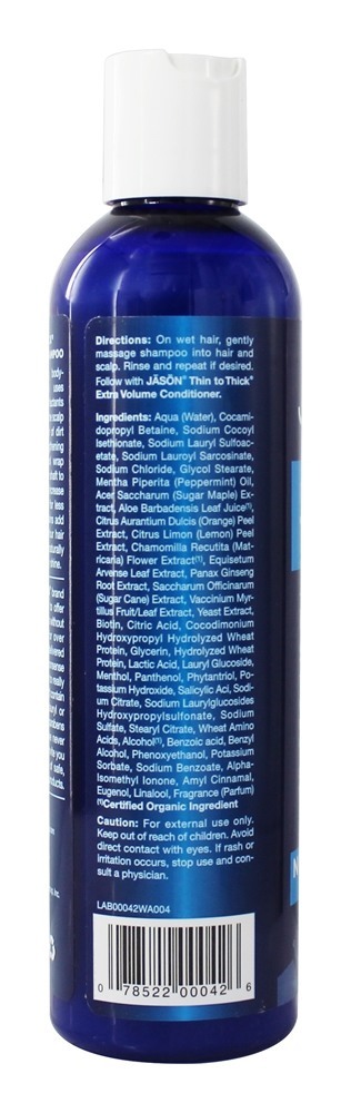 Comprar Fino Para Espessamento De Cabelo Grosso Shampoo - 8 fl. oz. JASON Natural Products - Imagem 2
