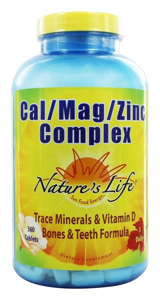 Comprar Cal Cavaquear Zinco Complexo - 360 Tablets Nature's Life